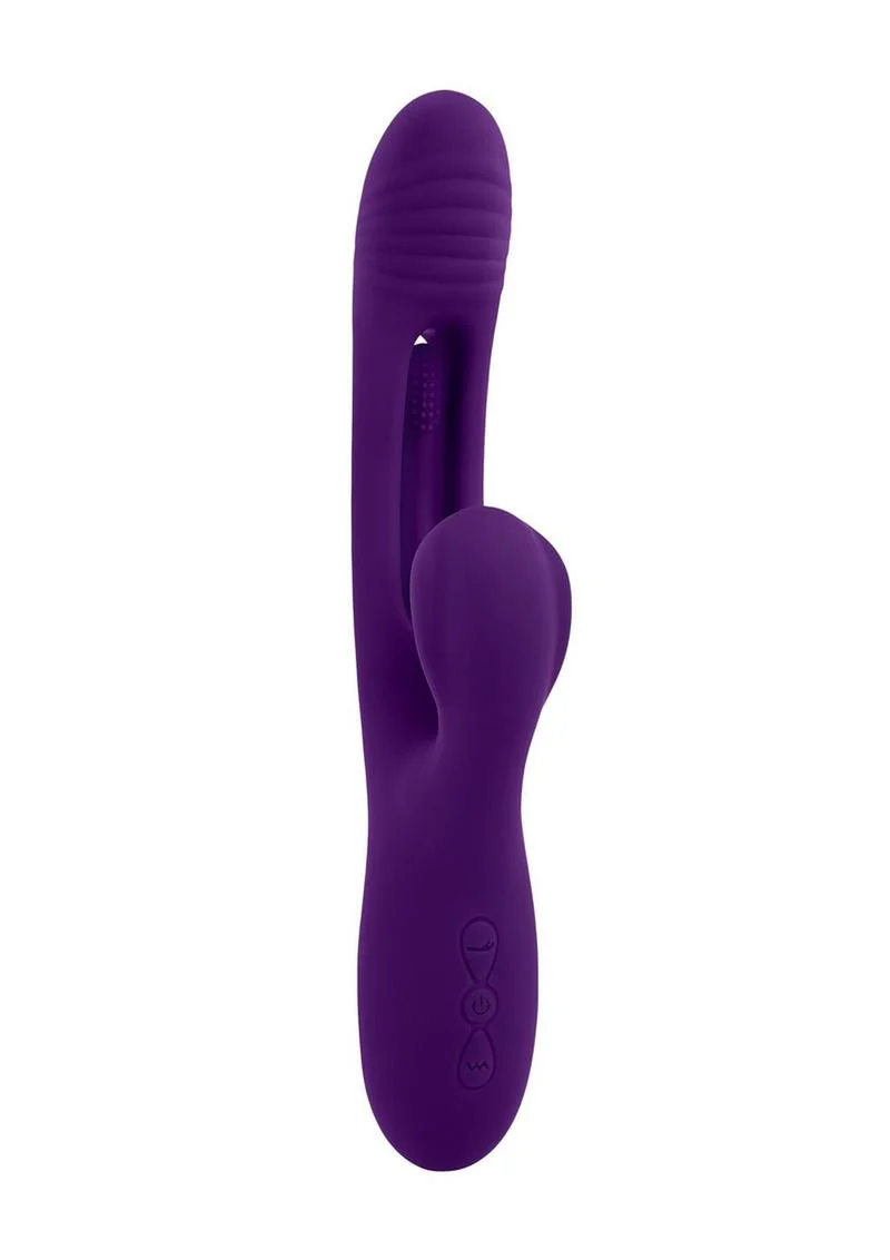 Playboy The Thrill Rechargeable Silicone Rabbit Vibrator - Image 4