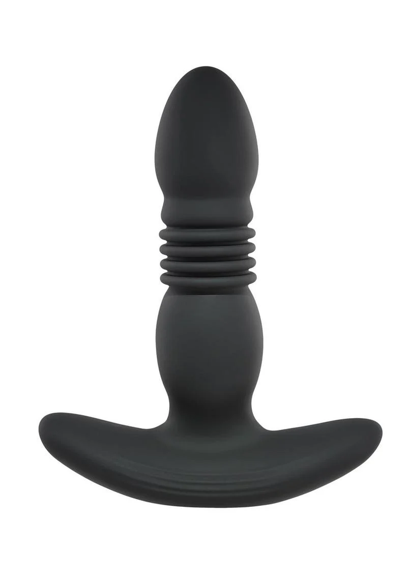 Playboy Trust The Thrust Rechargeable Silicone Thrusting Anal Plug with Remote Control - Image 3