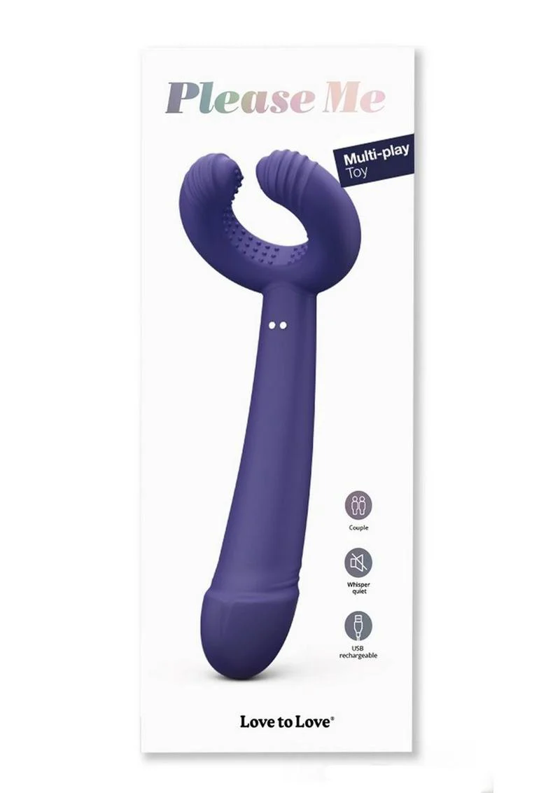 Please Me Rechargeable Silicone Vibrator - Image 3