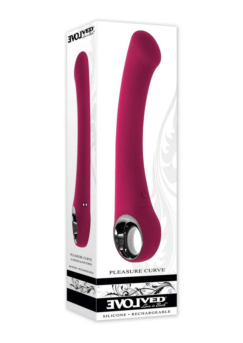 Pleasure Curve Rechargeable Silicone G-Spot Vibrator - Image 3