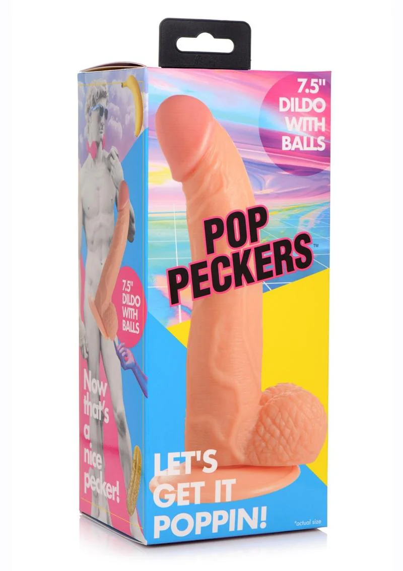 Pop Peckers Dildo with Balls - Image 28