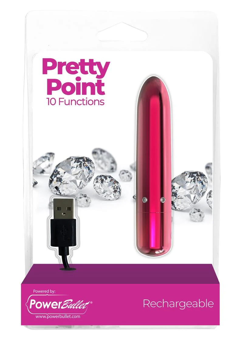 Powerbullet Pretty Point Rechargeable Bullet Vibrator - Image 6