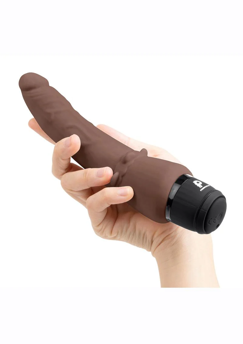Powercocks Silicone Rechargeable Slim Anal Realistic Vibrator - Image 8