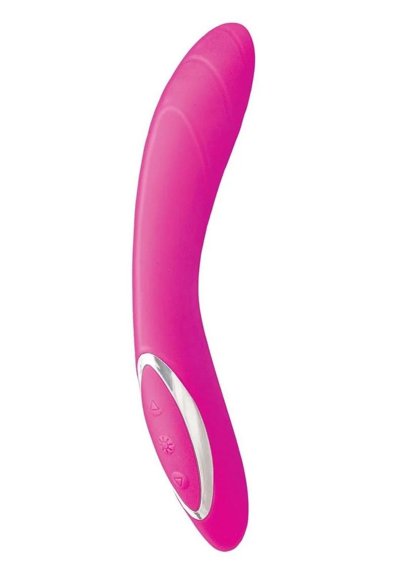 Princess Dynamic Heat Rechargeable Silicone Vibrator with Clitoral Stimulator - Image 5