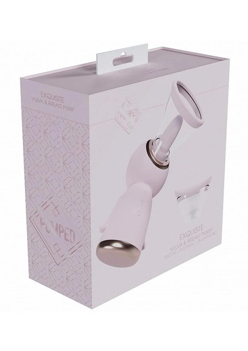 Pumped Exquisite Automatic 13 Speed Silicone Rechargeable Vulva and Breast Pump - Image 7