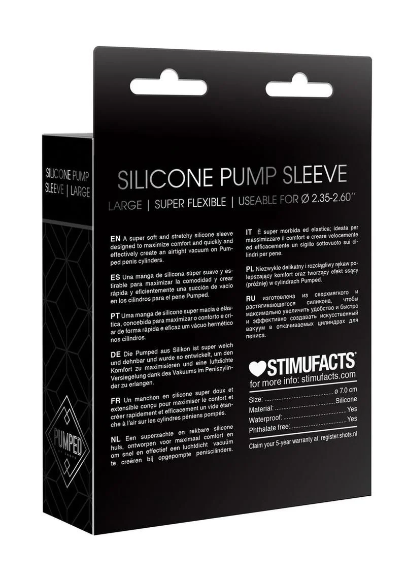 Pumped Silicone Pump Sleeve - Image 2