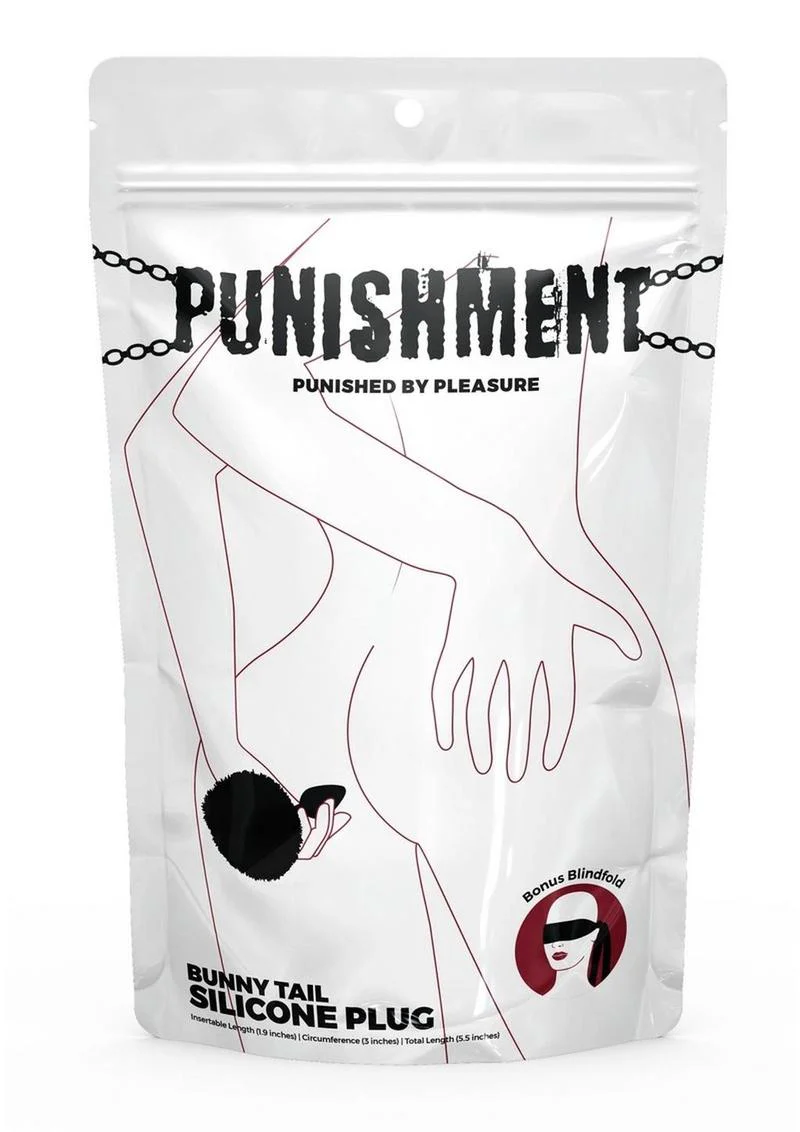 Punishment Bunny Tail Silicone Butt Plug - Image 2