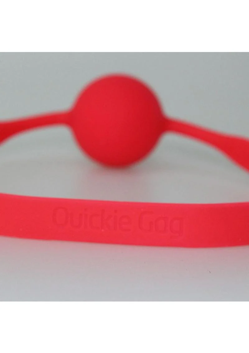 Quickie Gag Silicone Ball Gag Bondage - Image 10