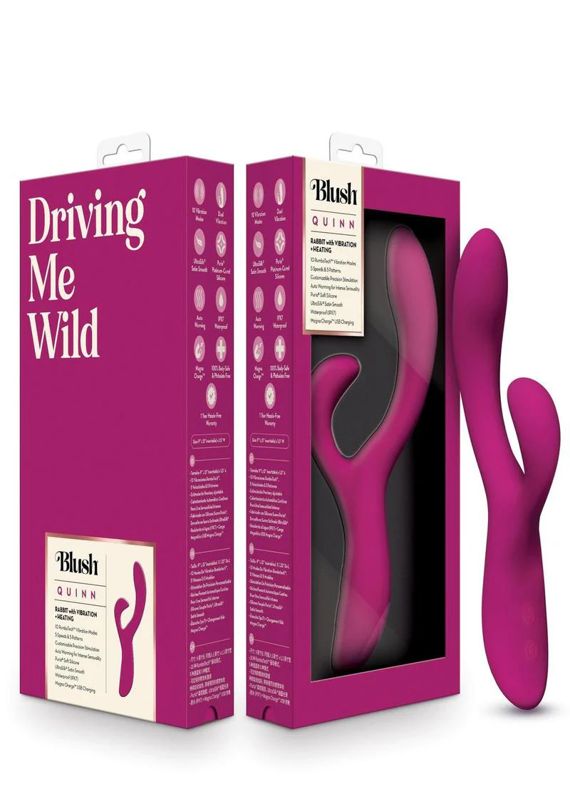 Quinn Rechargeable Silicone Rabbit Vibrator - Image 2