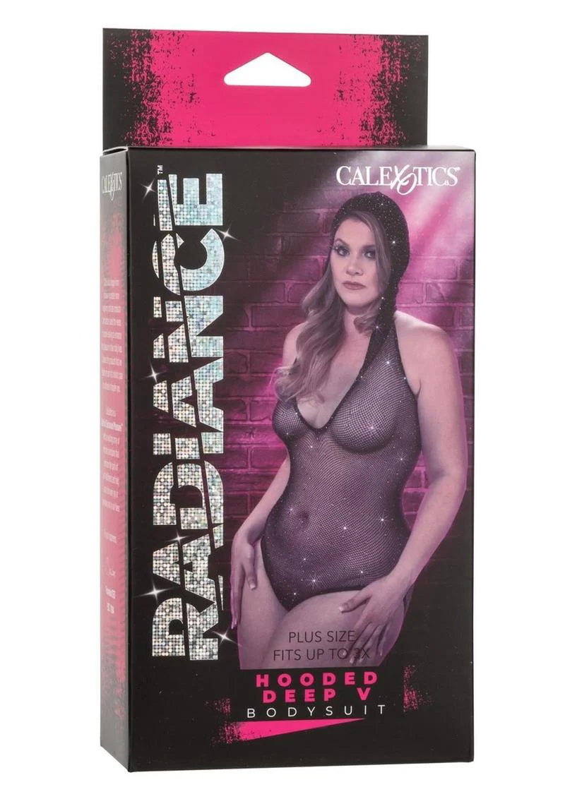 Radiance Hooded Deep V Body Suit - Image 5