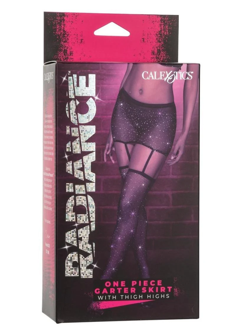 Radiance One Piece Garter Skirt with Thigh Highs - Image 3