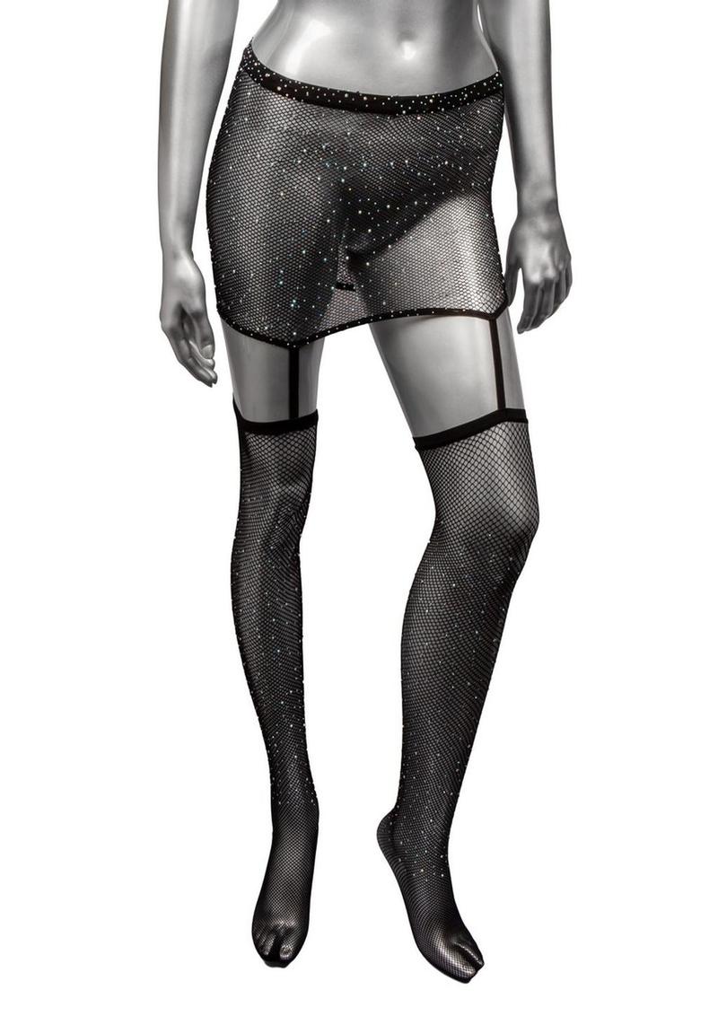 Radiance One Piece Garter Skirt with Thigh Highs - Image 7