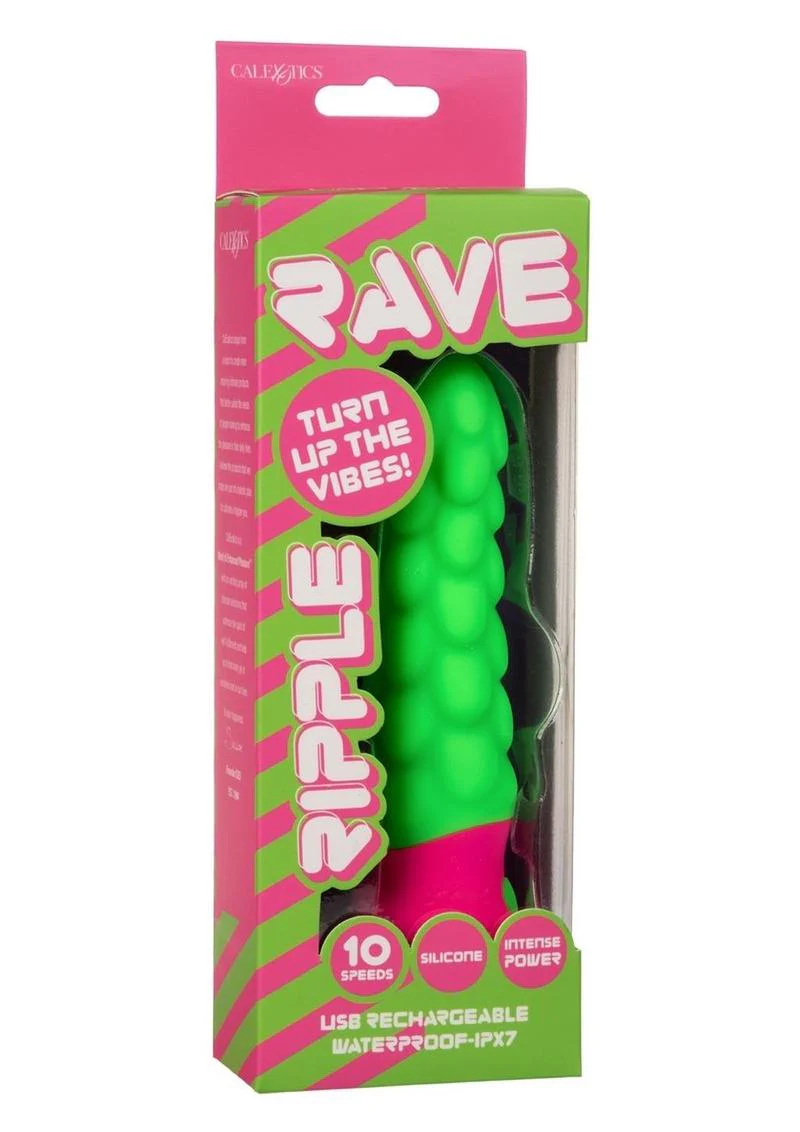 Rave Ripple Rechargeable Silicone Vibrator - Image 2