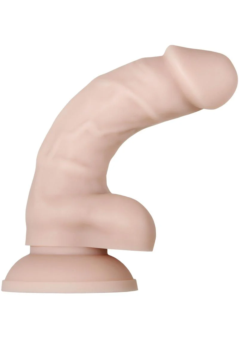 Real Supple Poseable Silicone Dildo with Balls - Image 2
