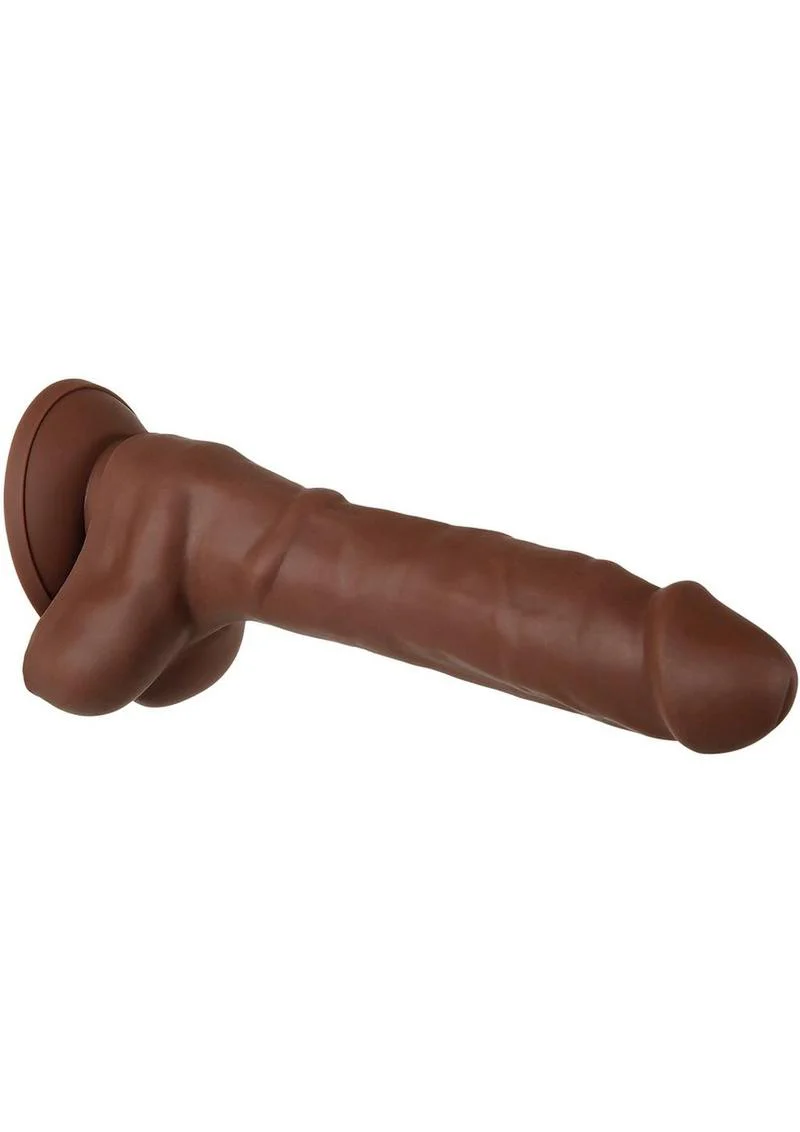 Real Supple Poseable Silicone Dildo with Balls - Image 6