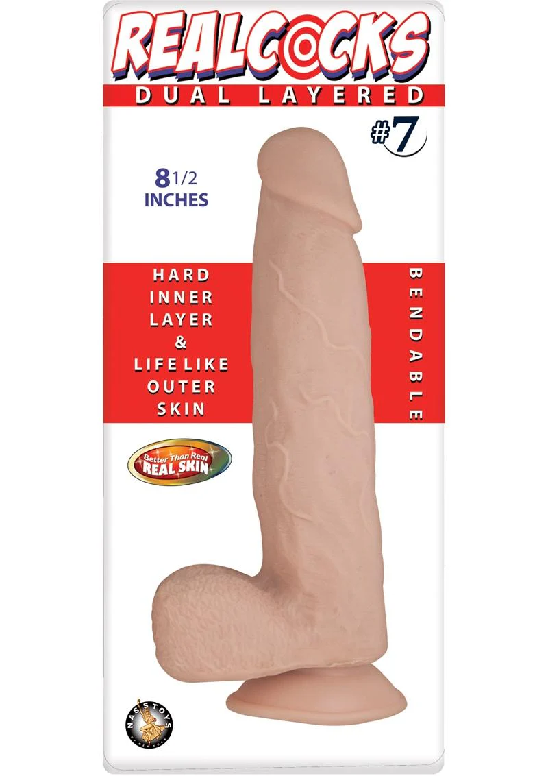 Realcocks Dual Layered #7 Bendable Dildo - Image 5