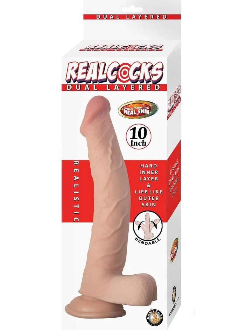 Realcocks Dual Layered Bendable Dildo - Image 6