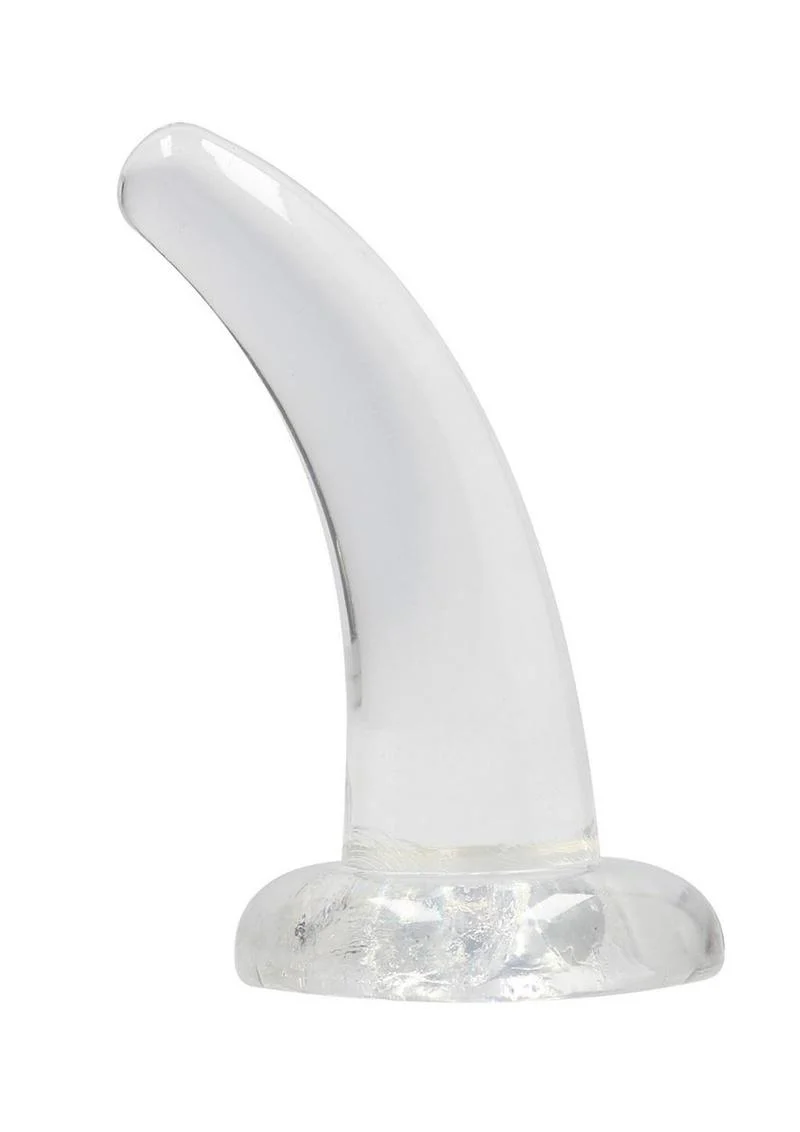 Realrock Crystal Clear Non Realistic Dildo with Suction Cup - Image 48