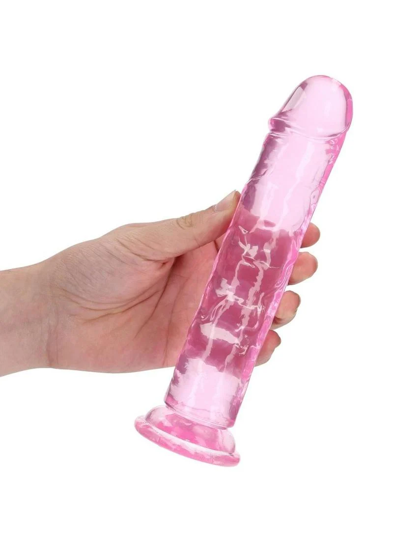 Realrock Crystal Clear Straight No Balls Dildo - Image 18
