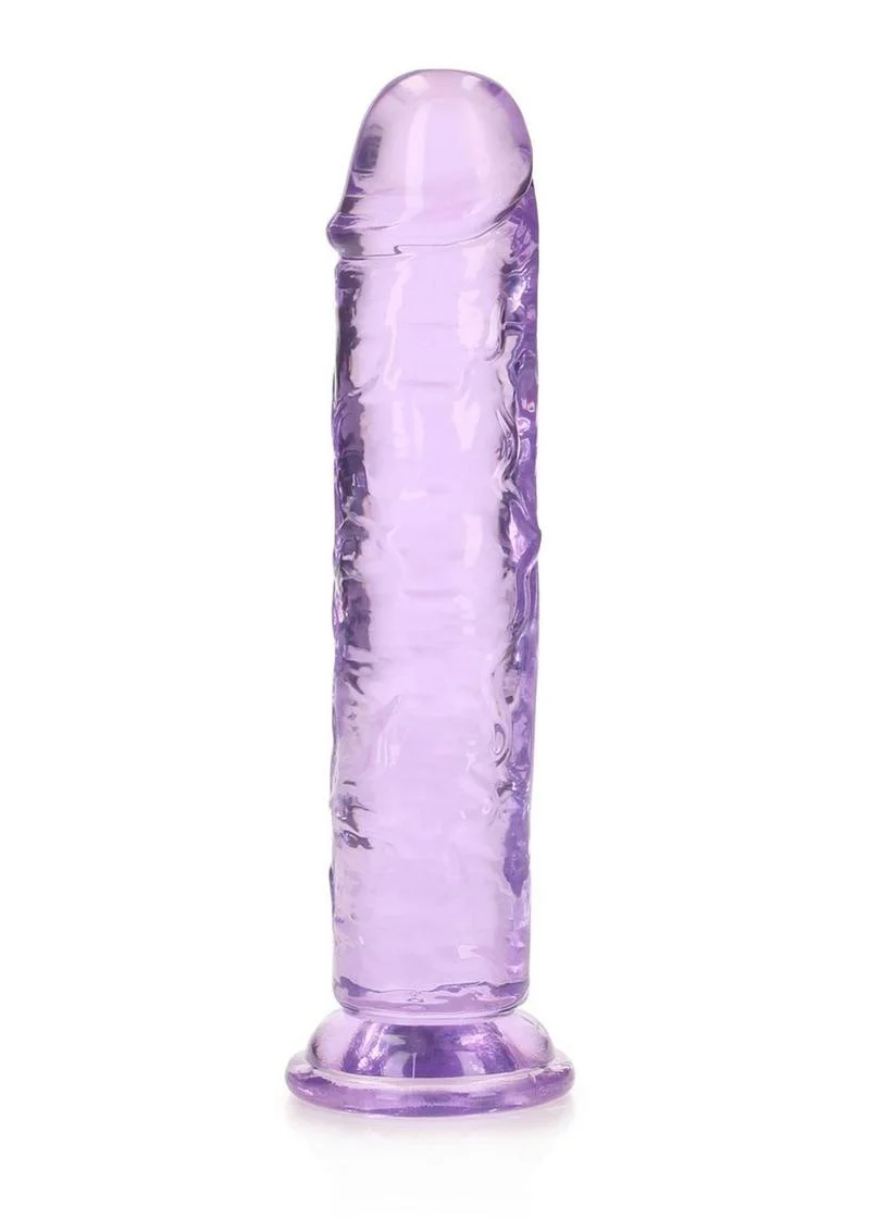 Realrock Crystal Clear Straight No Balls Dildo - Image 23