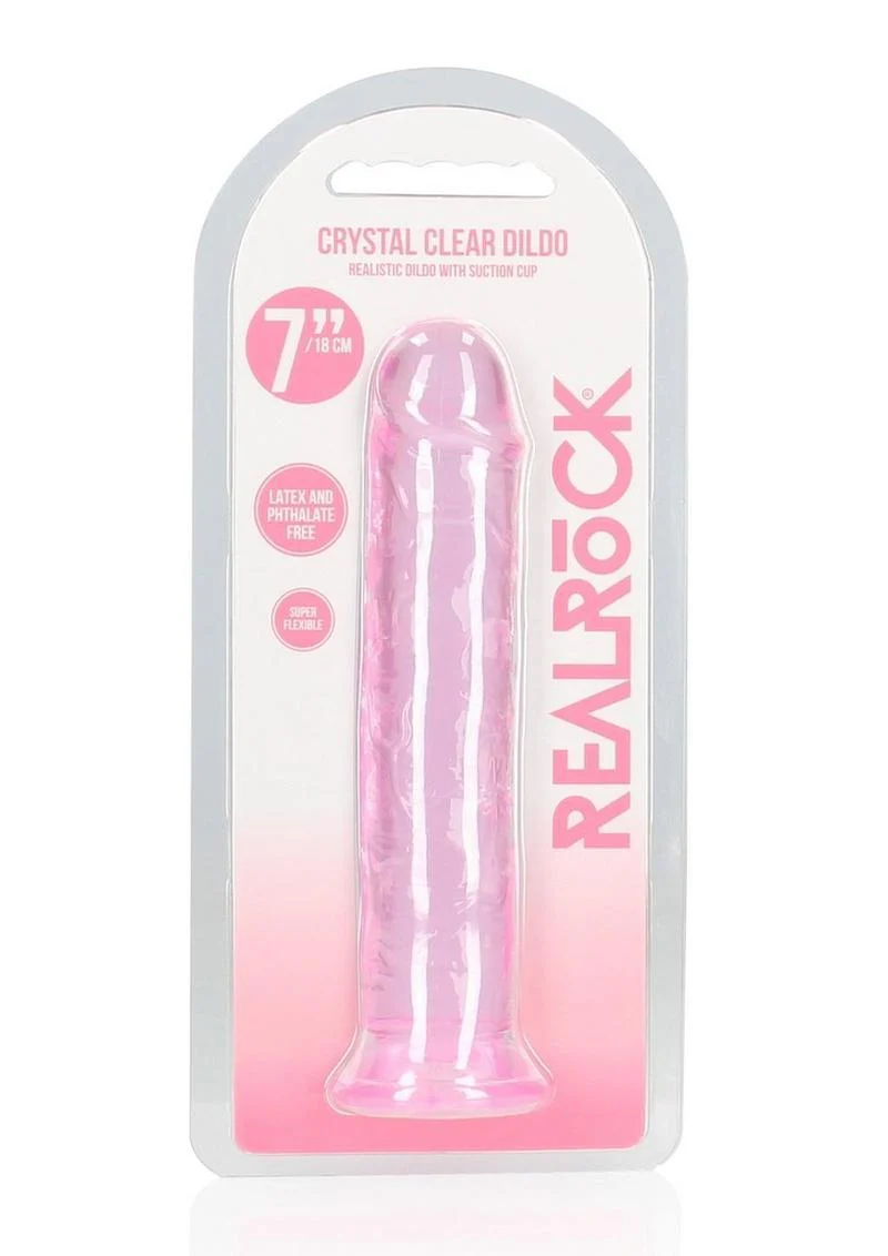Realrock Crystal Clear Straight No Balls Dildo - Image 28