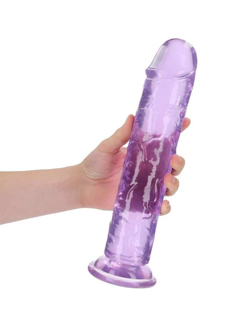 Realrock Crystal Clear Straight No Balls Dildo - Image 38