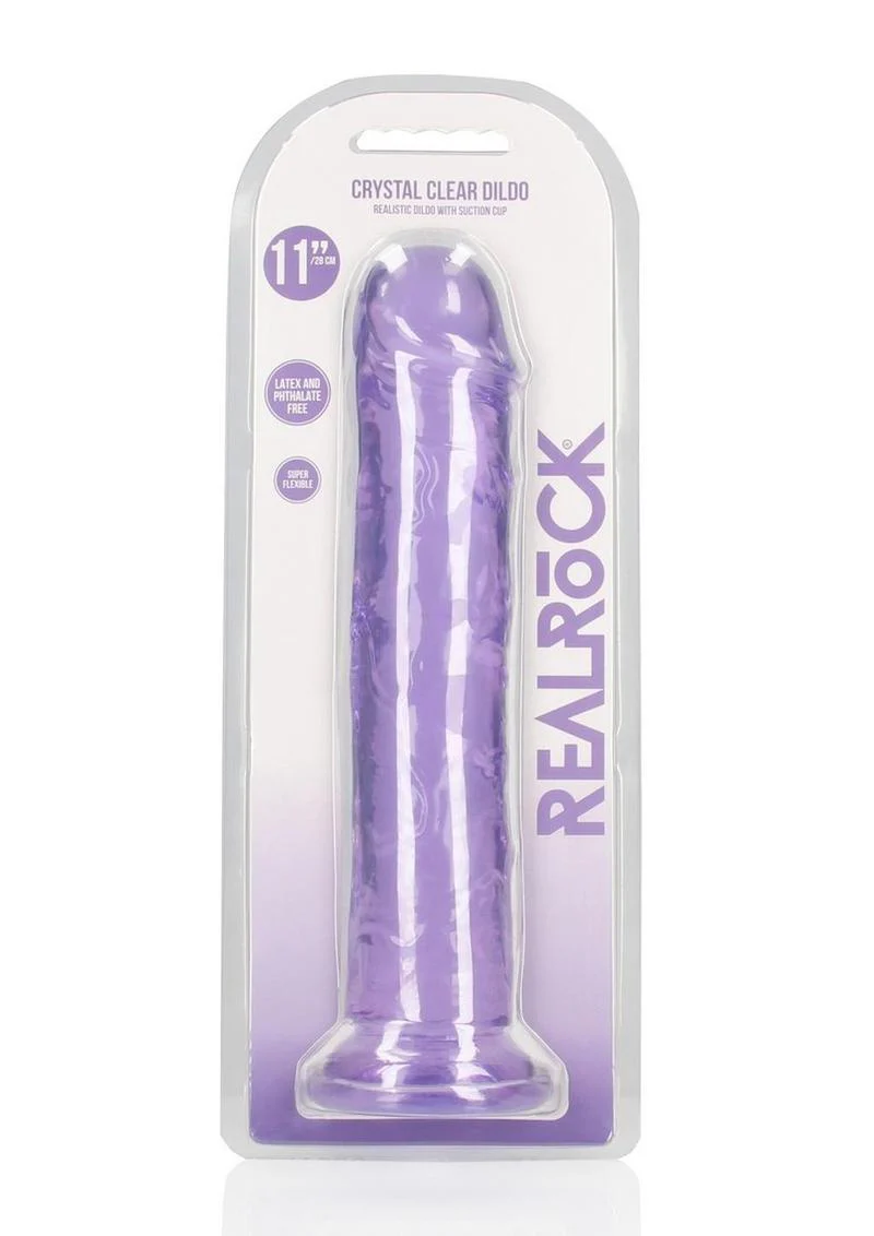 Realrock Crystal Clear Straight No Balls Dildo - Image 39