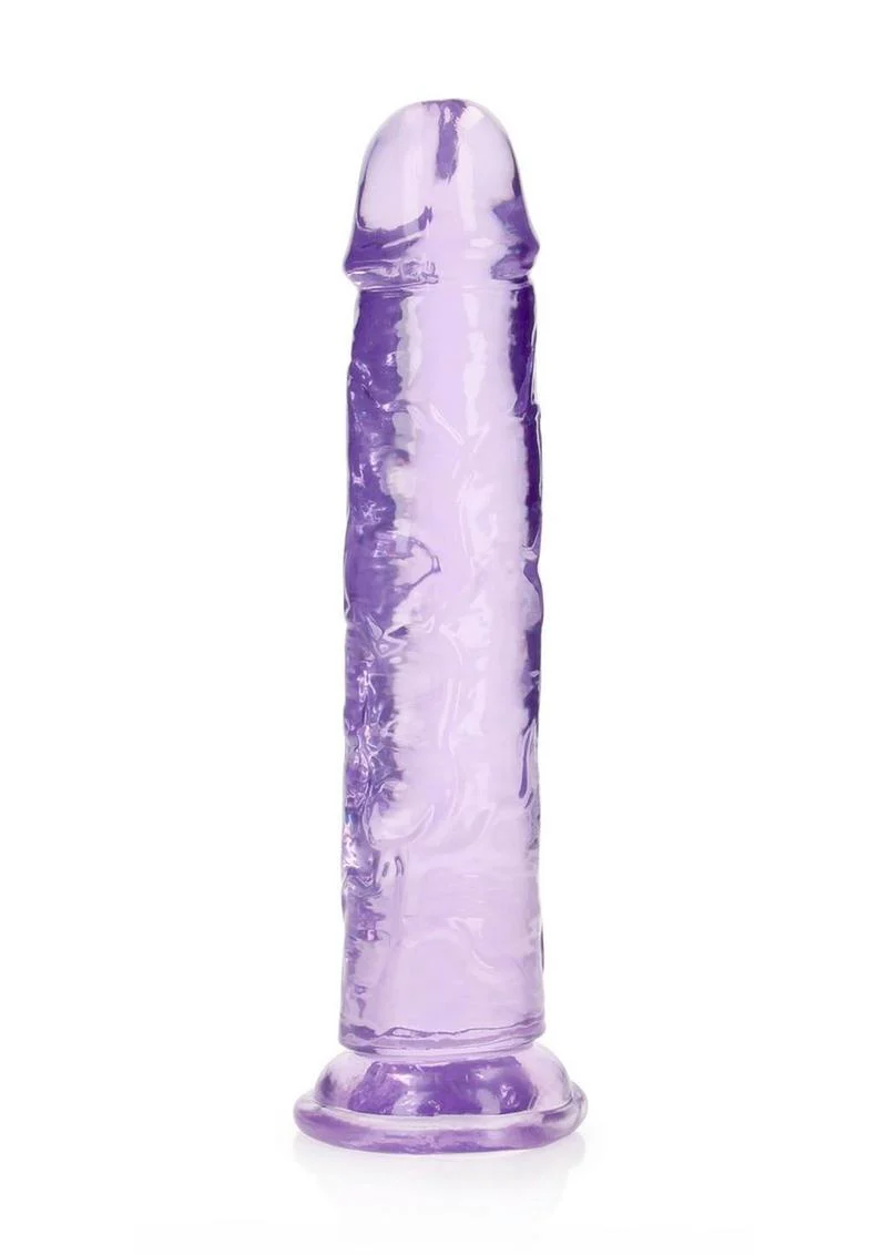 Realrock Crystal Clear Straight No Balls Dildo - Image 4