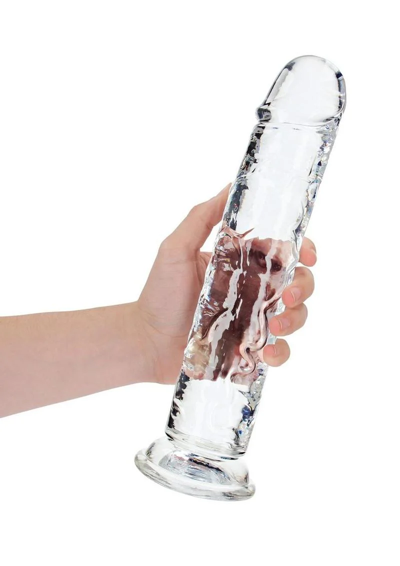 Realrock Crystal Clear Straight No Balls Dildo - Image 47