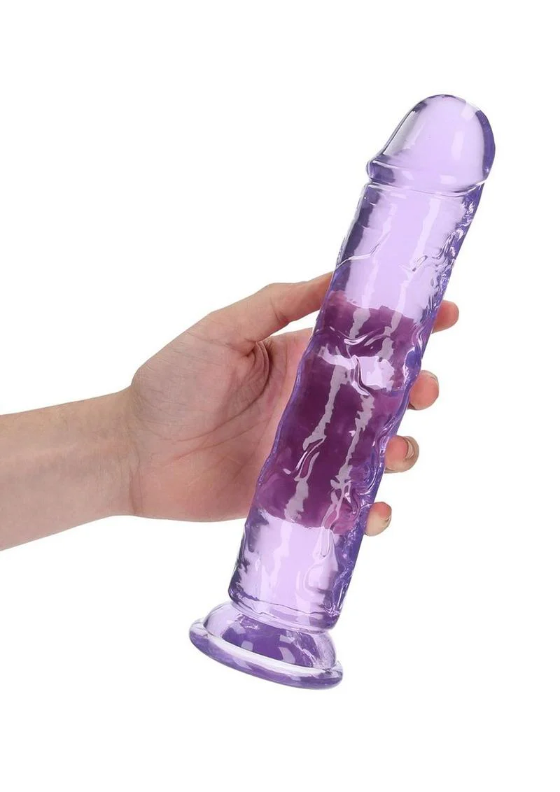 Realrock Crystal Clear Straight No Balls Dildo - Image 50