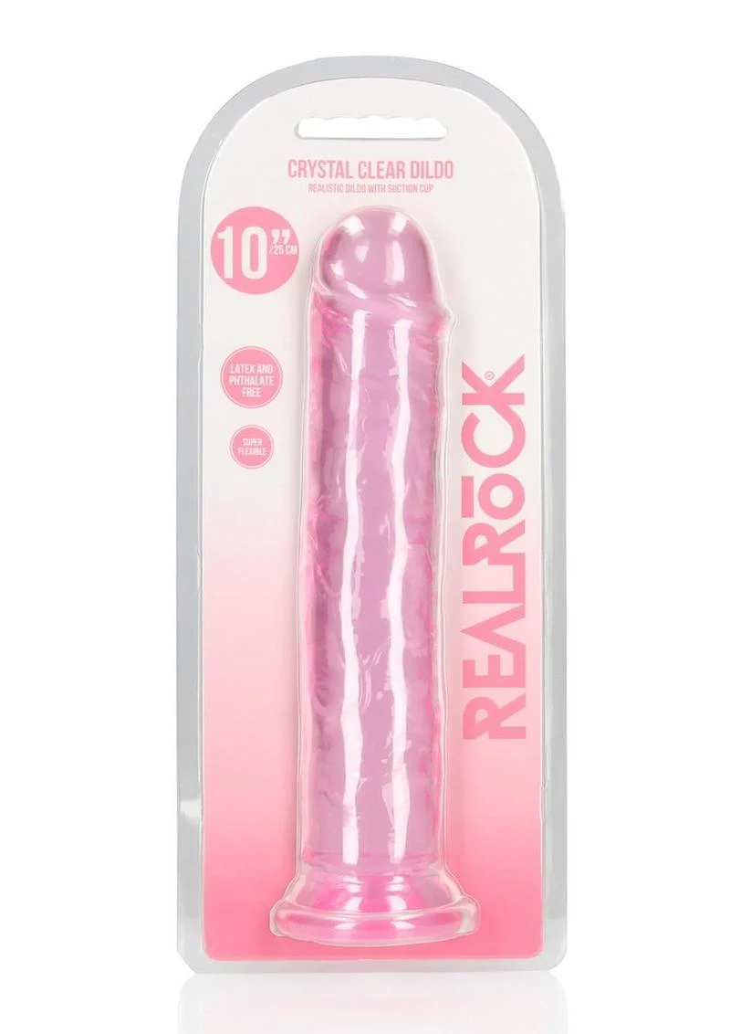 Realrock Crystal Clear Straight No Balls Dildo - Image 54