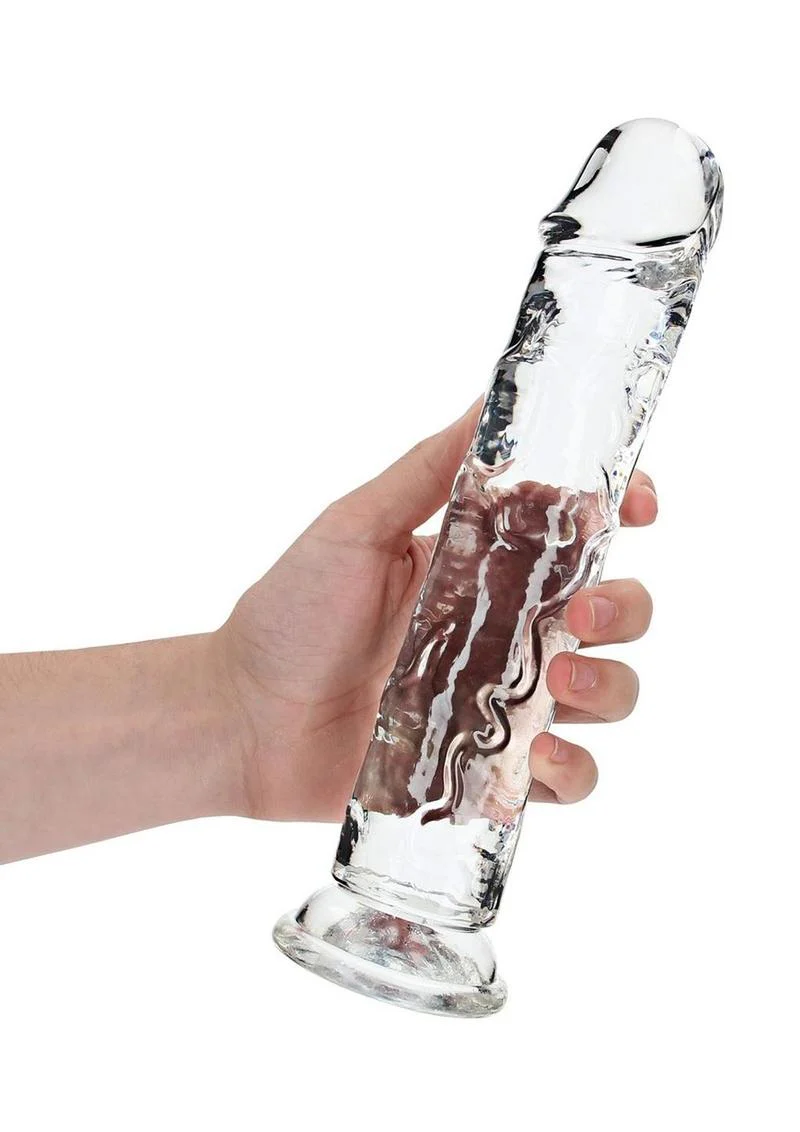 Realrock Crystal Clear Straight No Balls Dildo - Image 59