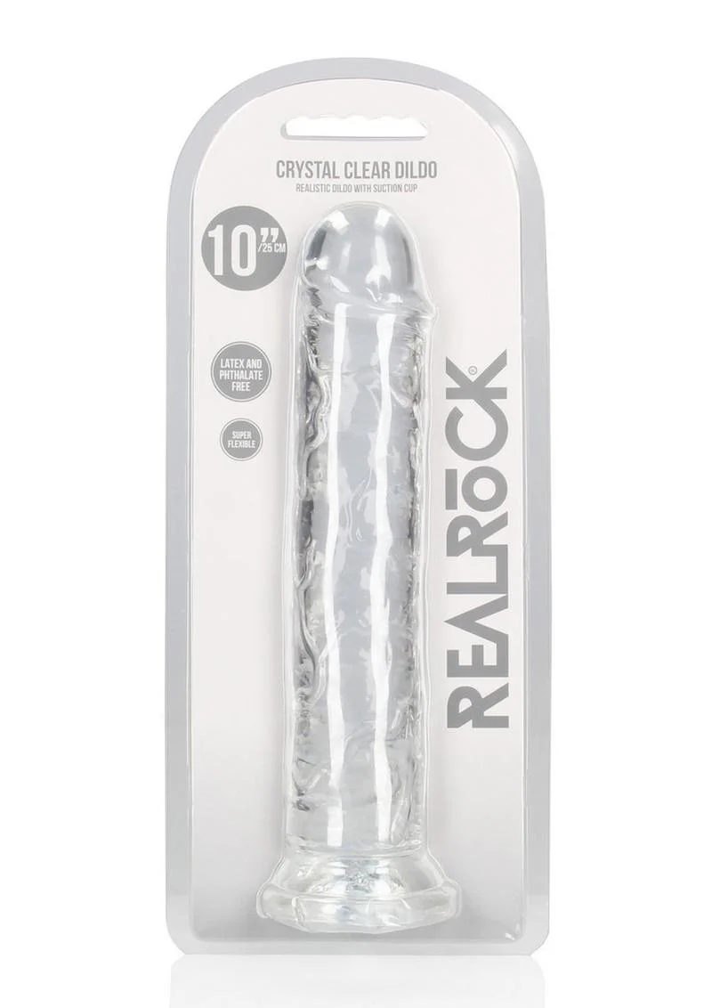 Realrock Crystal Clear Straight No Balls Dildo - Image 60