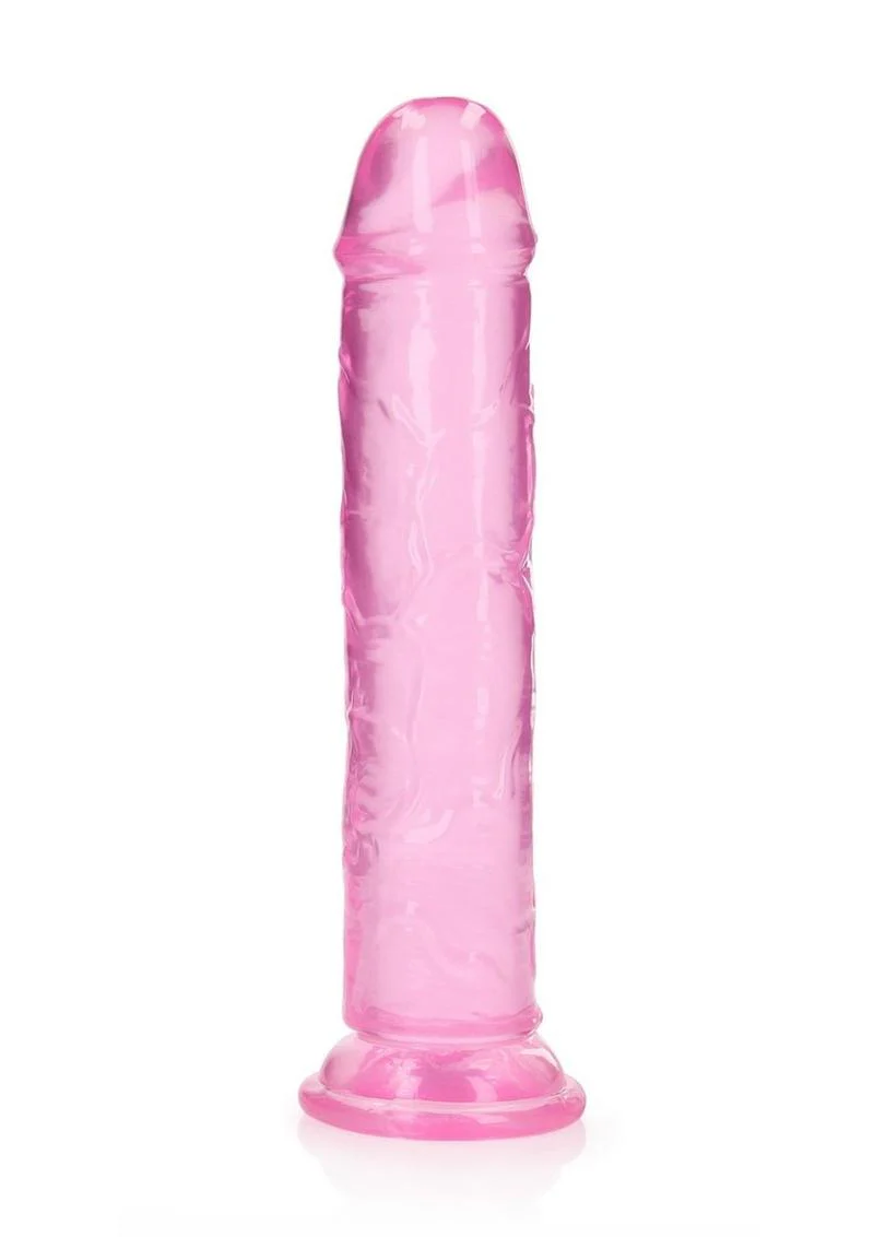 Realrock Crystal Clear Straight No Balls Dildo - Image 7