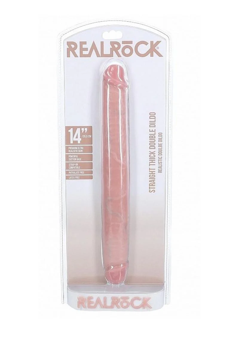 Realrock Realistic Skin Thick Double Ended Dong - Image 10