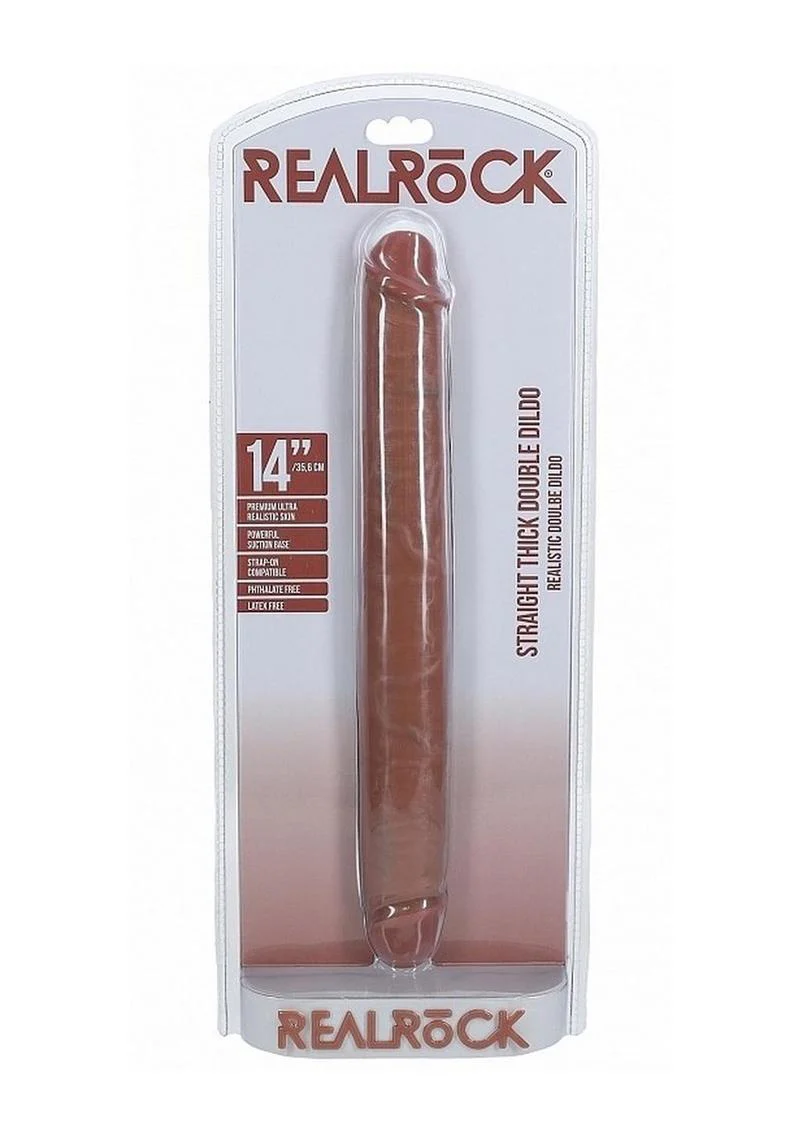 Realrock Realistic Skin Thick Double Ended Dong - Image 15