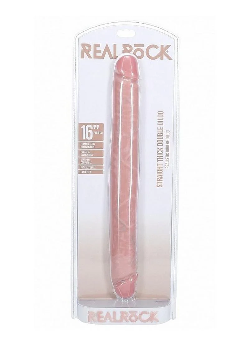 Realrock Realistic Skin Thick Double Ended Dong - Image 4