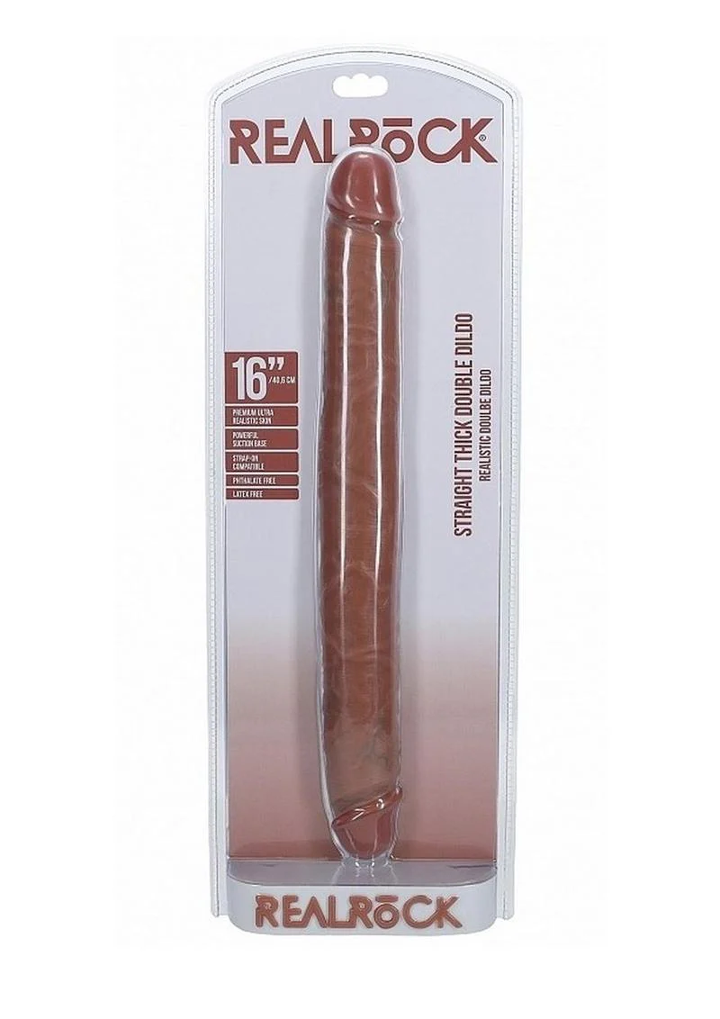 Realrock Realistic Skin Thick Double Ended Dong - Image 6