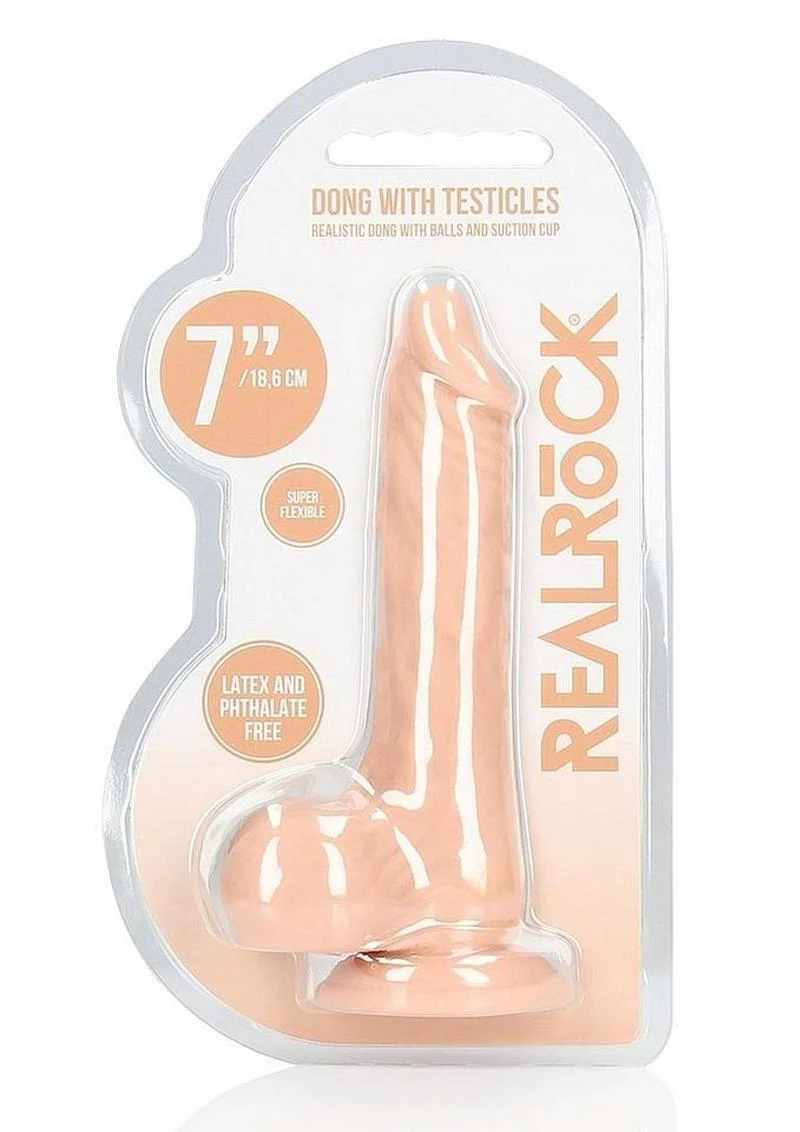 Realrock Skin Realistic Dildo with Balls - Image 10
