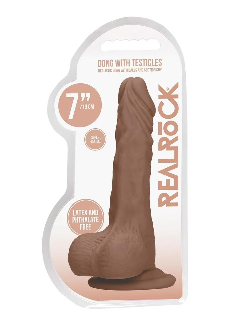 Realrock Skin Realistic Dildo with Balls - Image 3