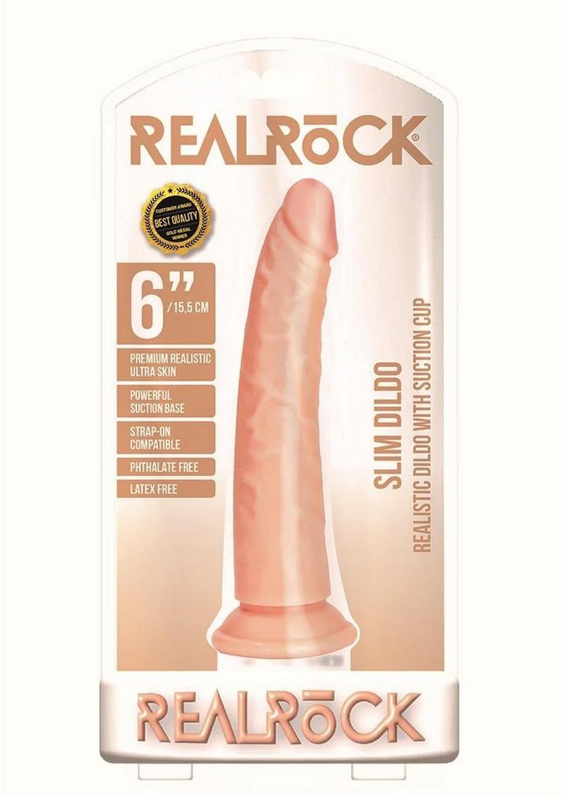Realrock Slim Realistic Dildo with Suction Cup - Image 7