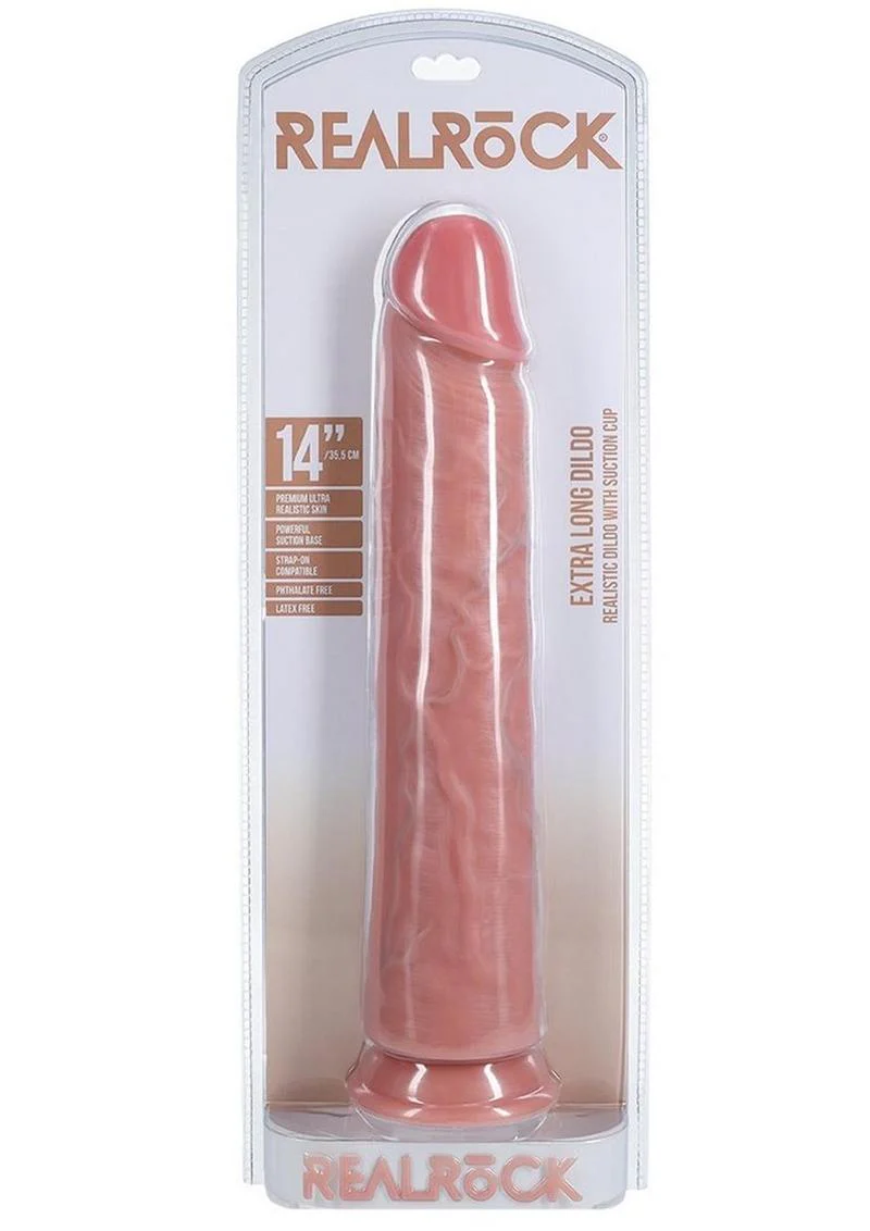 Realrock Ultra Realistic Skin Extra Large Straight Dildo with Suction Cup - Image 13