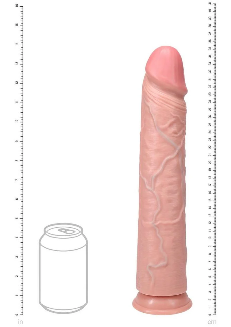 Realrock Ultra Realistic Skin Extra Large Straight Dildo with Suction Cup - Image 14