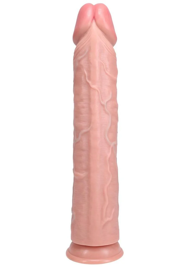 Realrock Ultra Realistic Skin Extra Large Straight Dildo with Suction Cup - Image 16