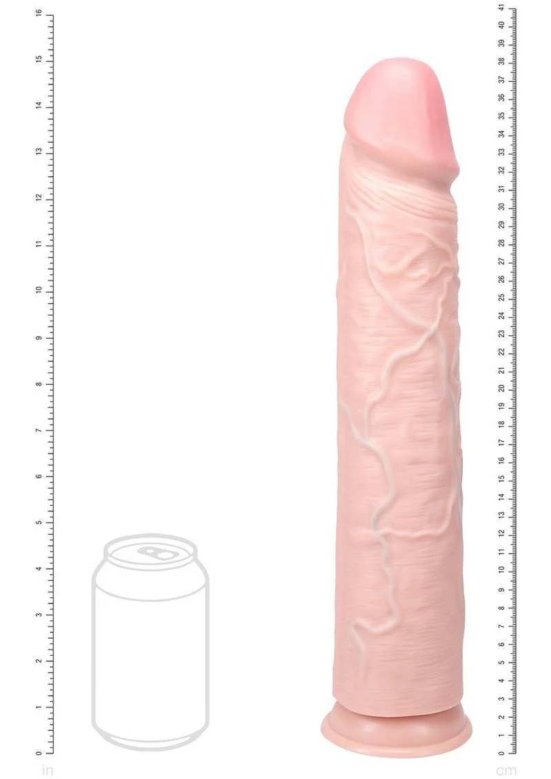 Realrock Ultra Realistic Skin Extra Large Straight Dildo with Suction Cup - Image 2
