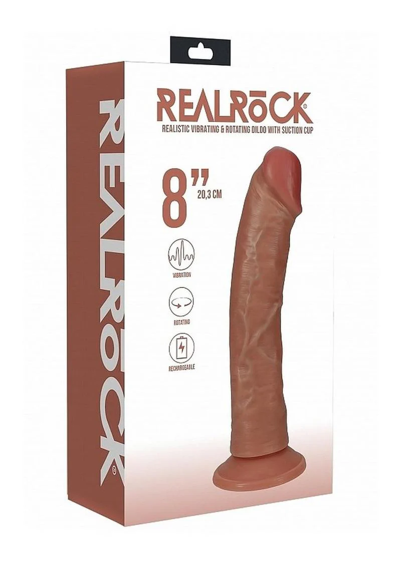 Realrock Vibrating and Rotating Cock Regular Curved - Image 6