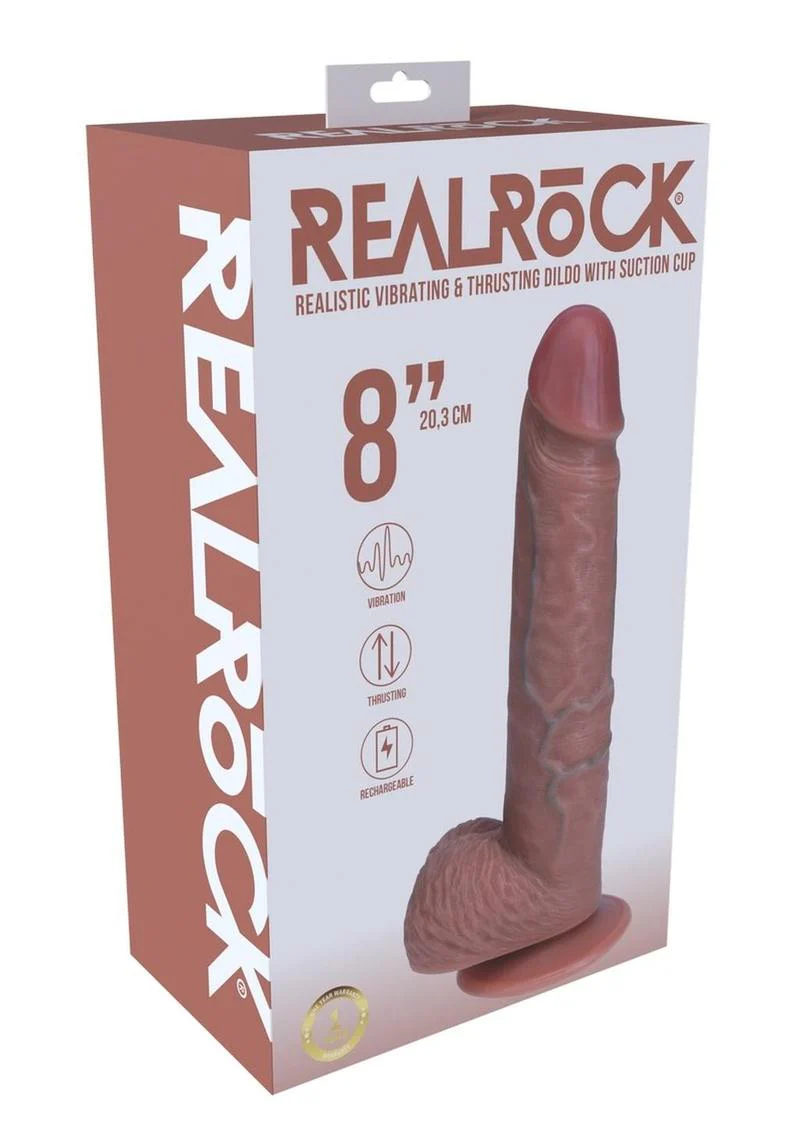 Realrock Vibrating and Thrusting Cock with Balls Regular Straight - Image 7