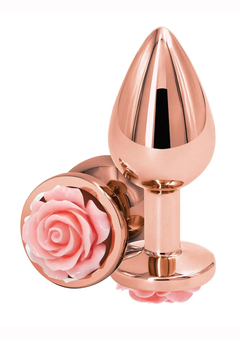 Rear Assets Rose Aluminum Anal Plug - Image 25