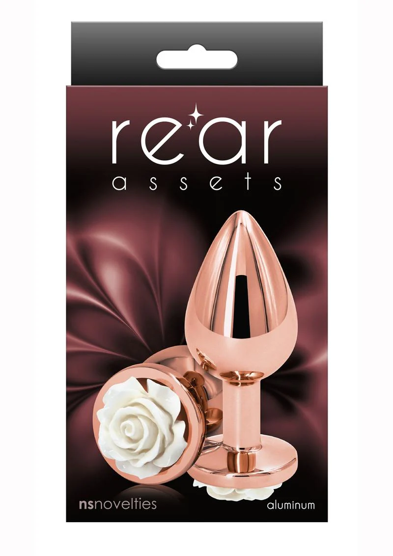 Rear Assets Rose Aluminum Anal Plug - Image 36