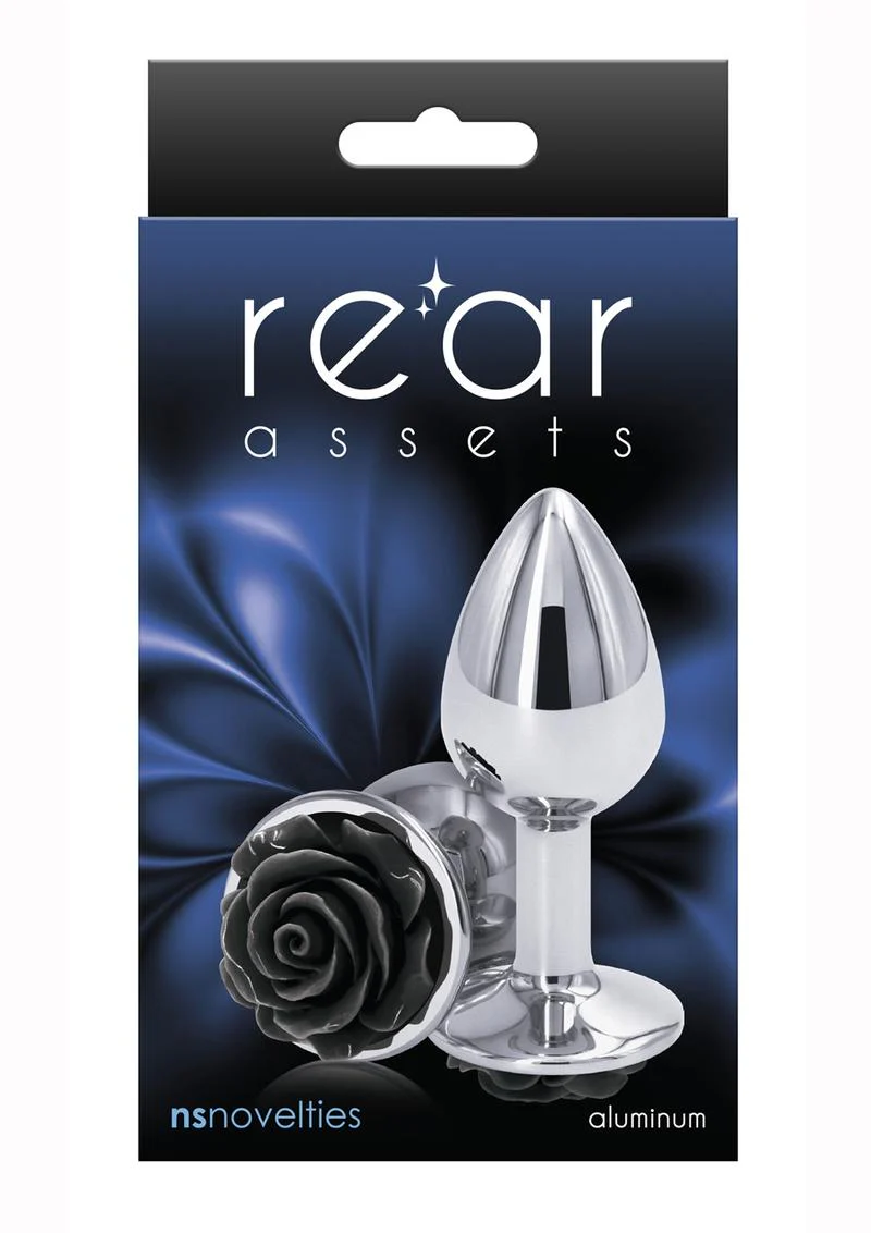 Rear Assets Rose Aluminum Anal Plug - Image 4